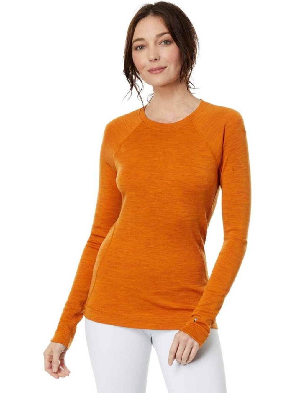 Cozy Women's Merino Wool Thermal Base Layer Crew Top - Perfect for Layering!